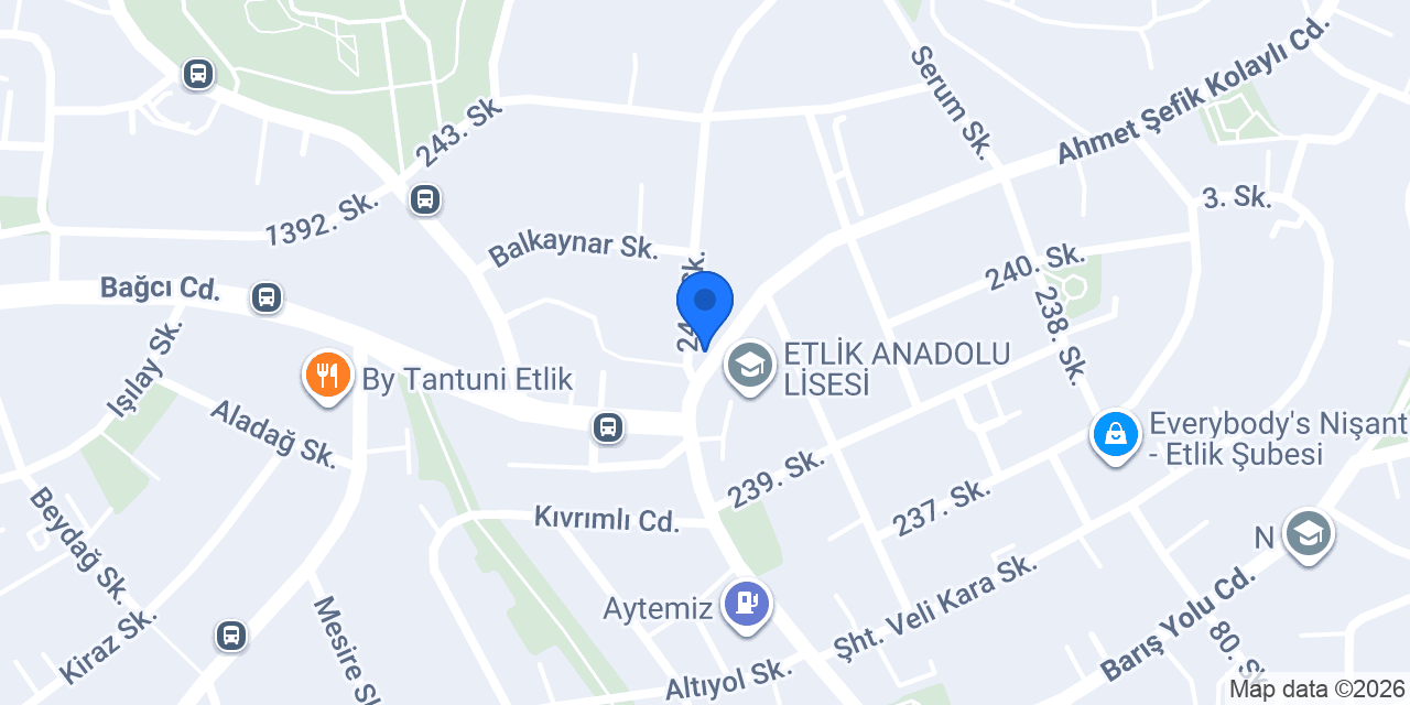 Etlik Lise Taksi konumu