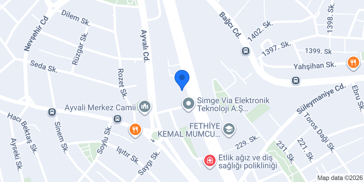 Dolunay Etüt Merkezi' konumu