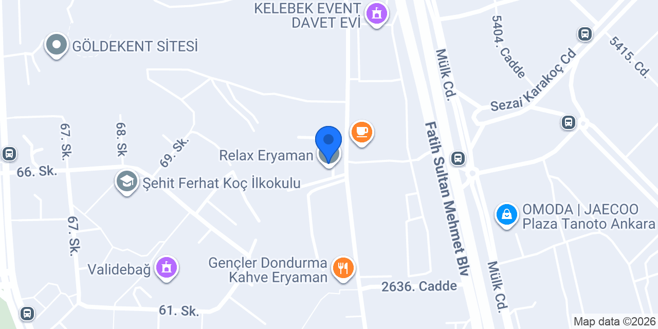 elva butik pasta ve kurabiye konumu