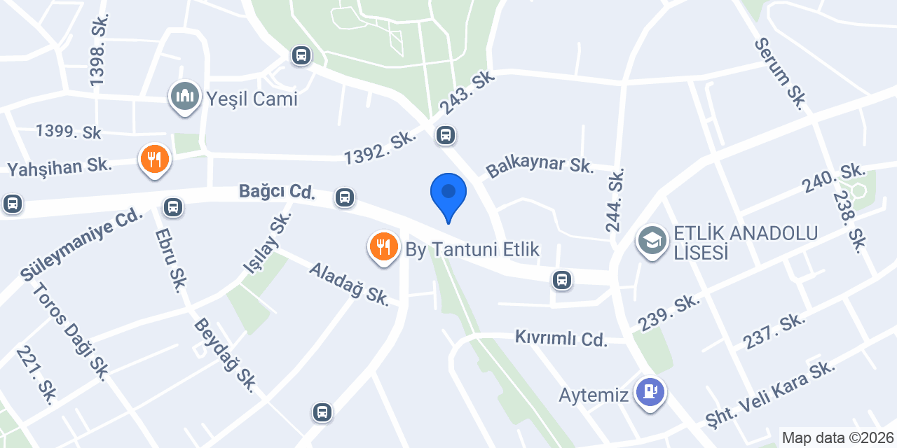 Stüdyo Mavi konumu