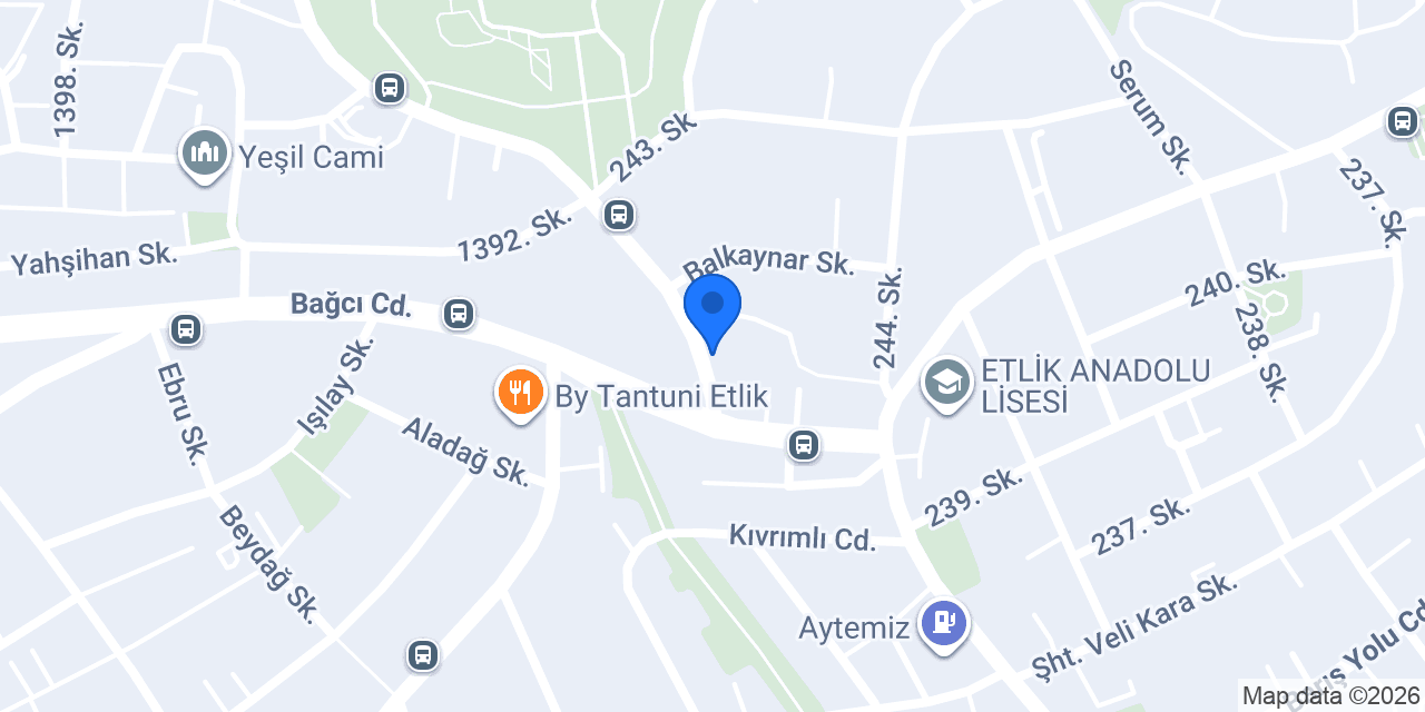 Etlik Merkez Teknik Servis konumu