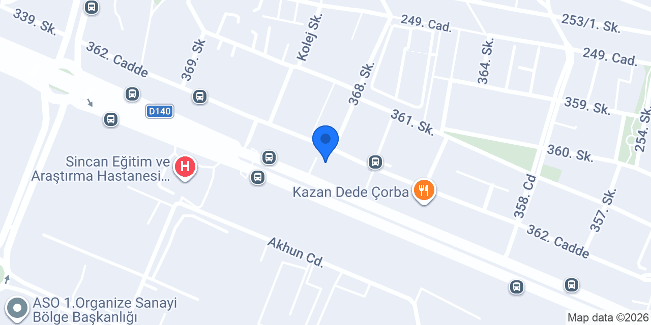 TEMİZ OTO LASTİK konumu