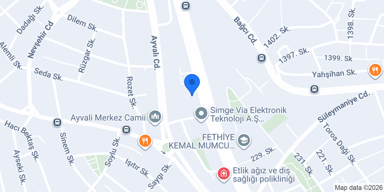 Üçkar Mekanik Isıtma konumu