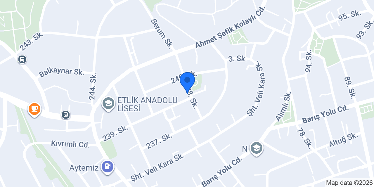 Zeynep Bay ve Bayan Terzihanesi konumu