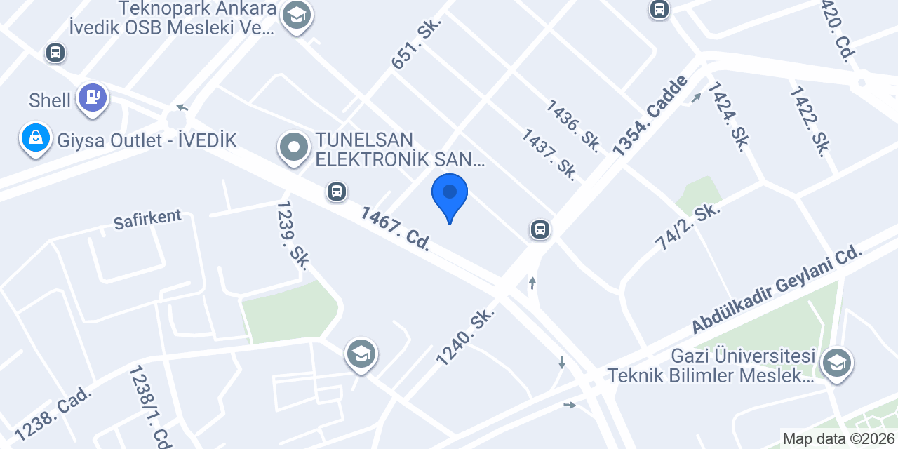 Akyarlar Elektrik Ankara konumu