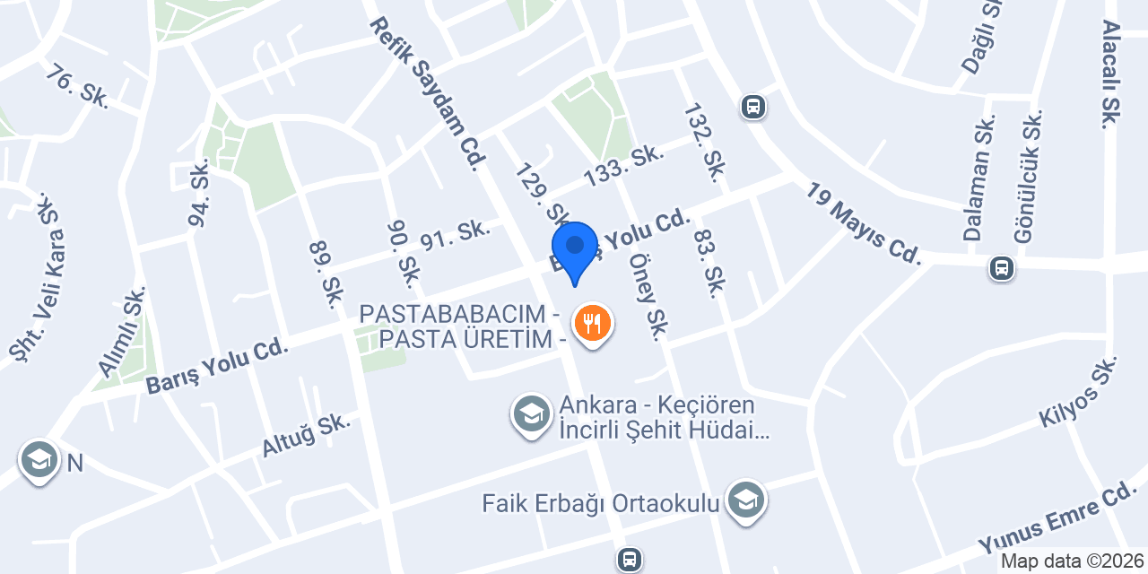 Sezgin Kuafor konumu