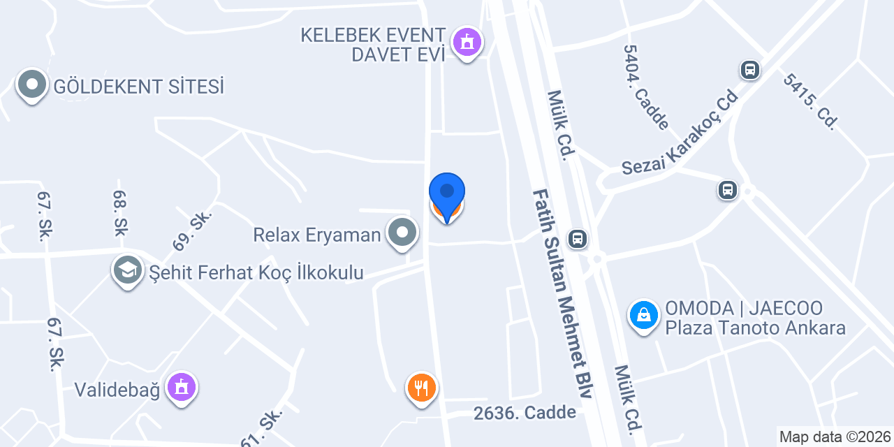 ON&FF KÜTÜPHANE CAFE ERYAMAN konumu