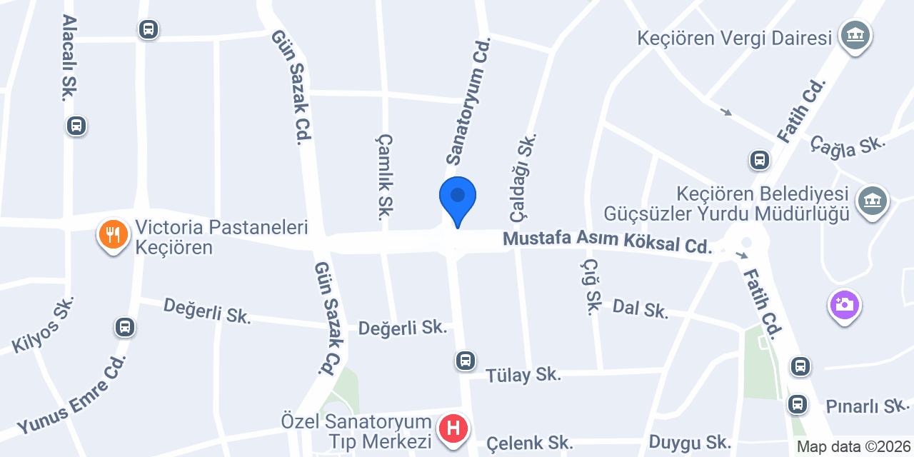 Ova Yaprak Döner konumu