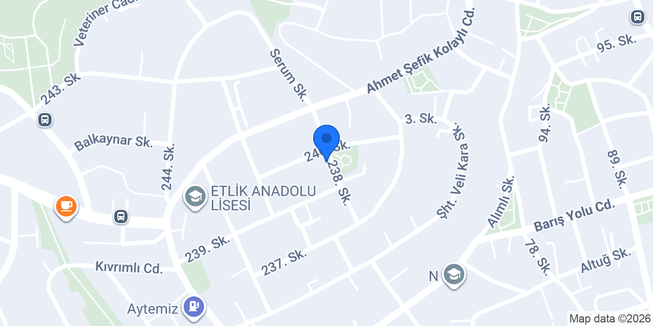 Deniz Terzi Evi konumu