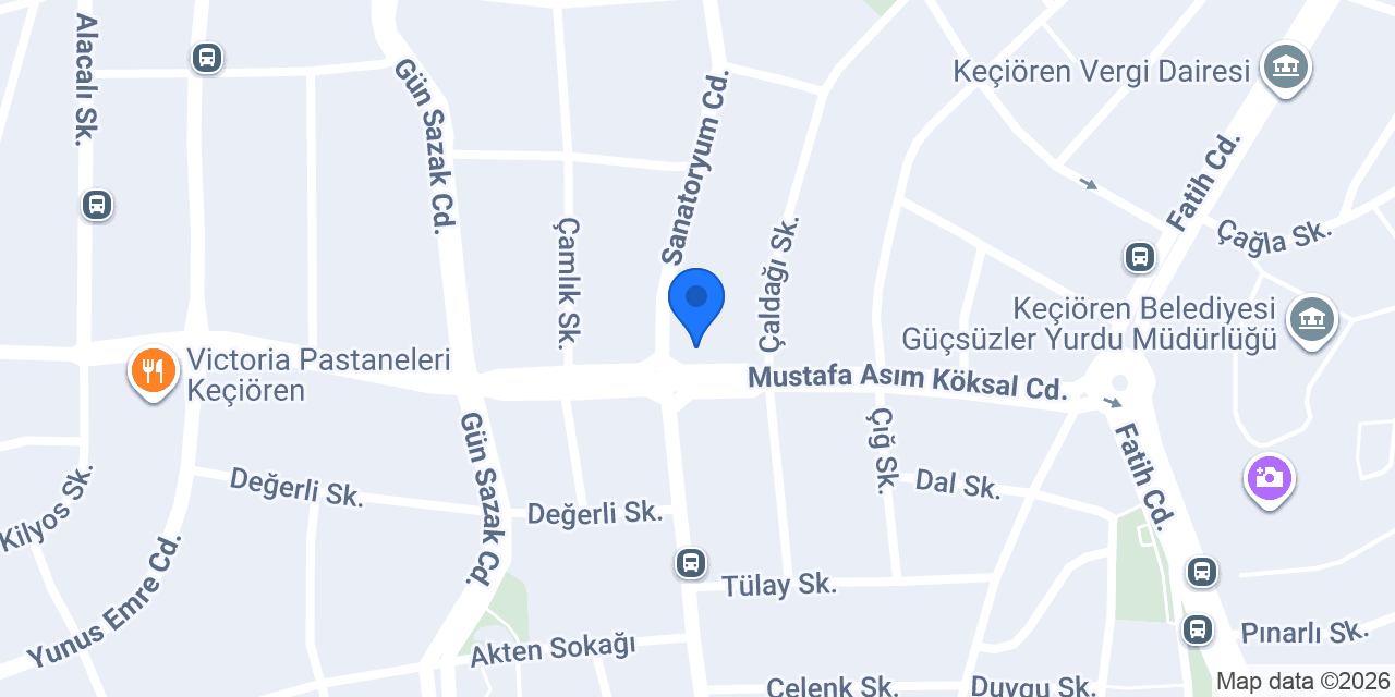 QNB Sanatoryum Şubesi konumu