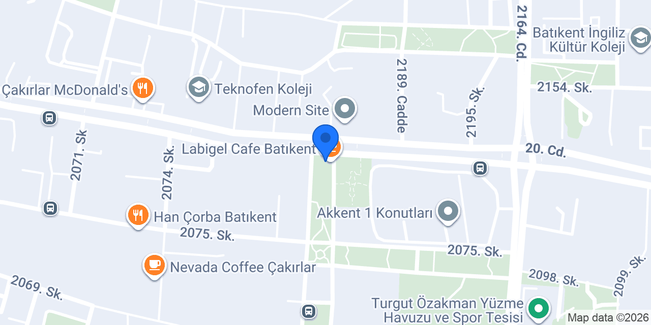 Labigel Cafe Batıkent konumu