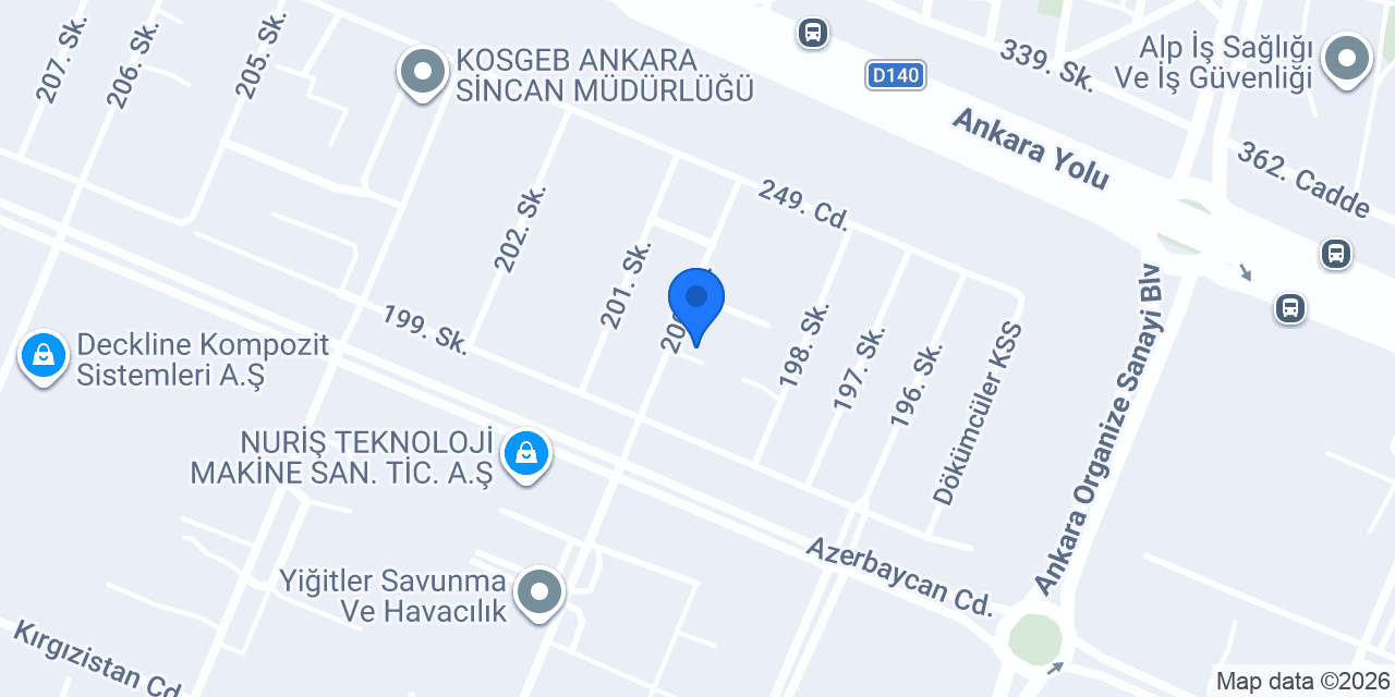 Armas Plastik konumu