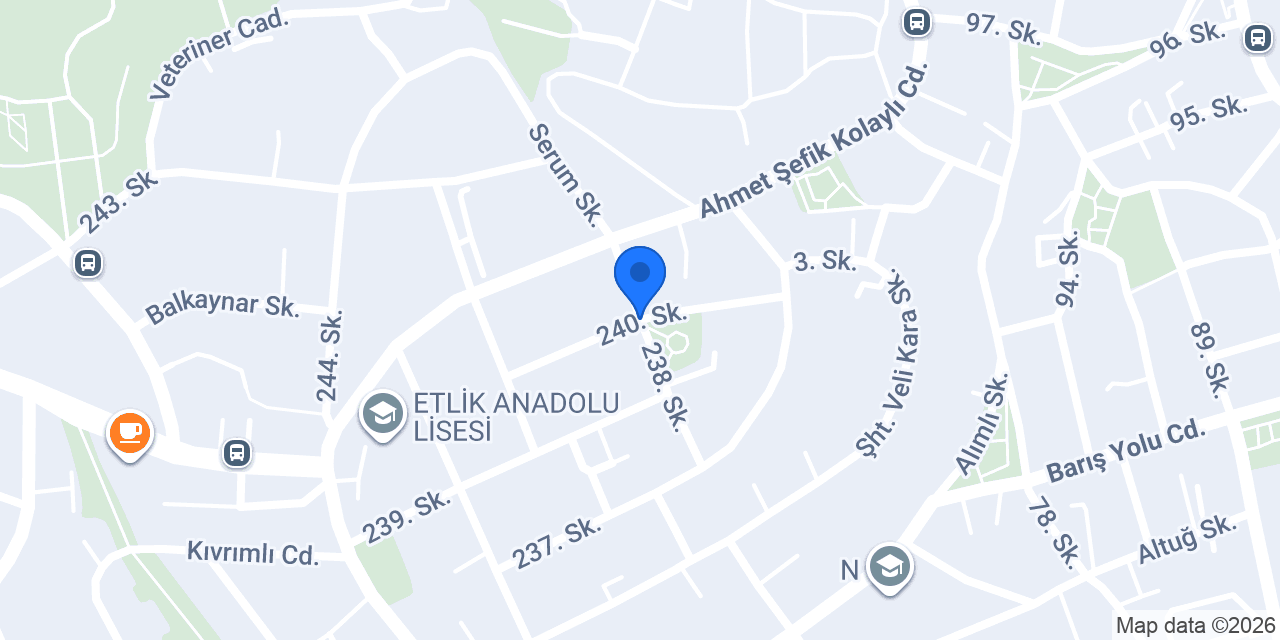 Etlik Park Avm konumu