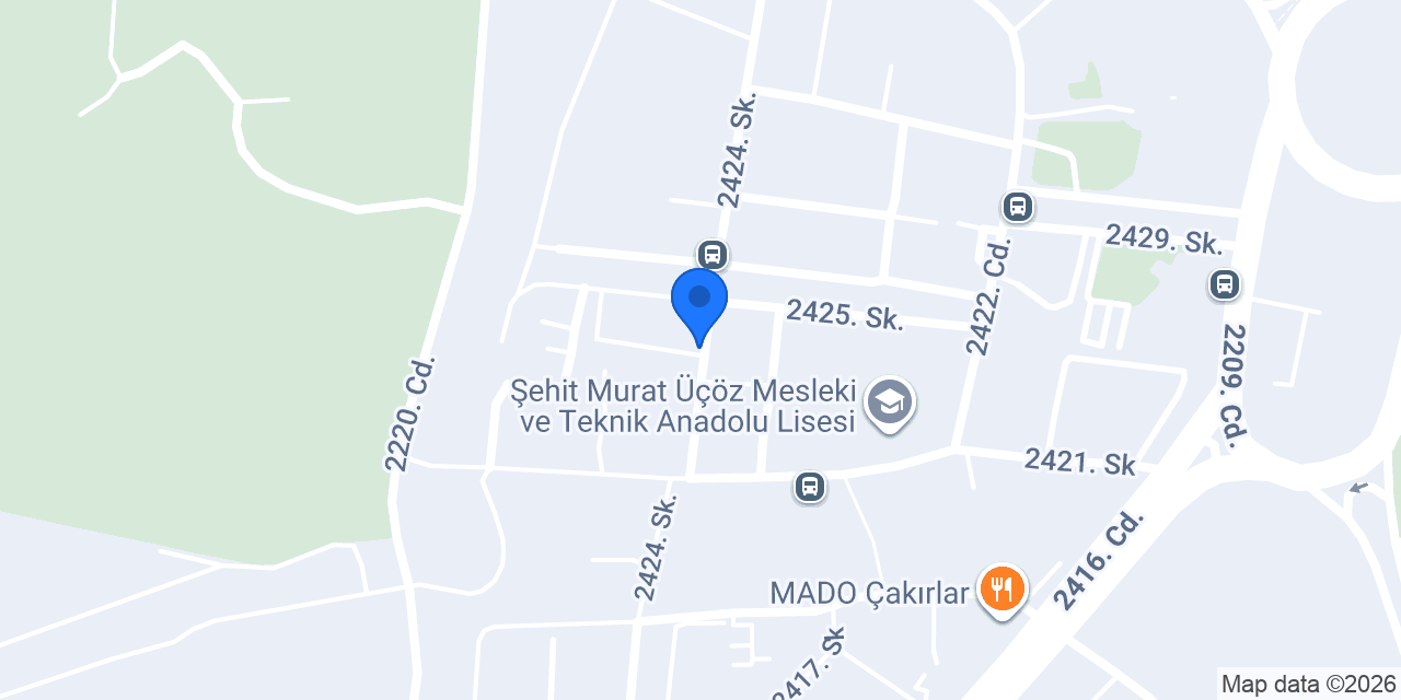Şehitler Cami konumu