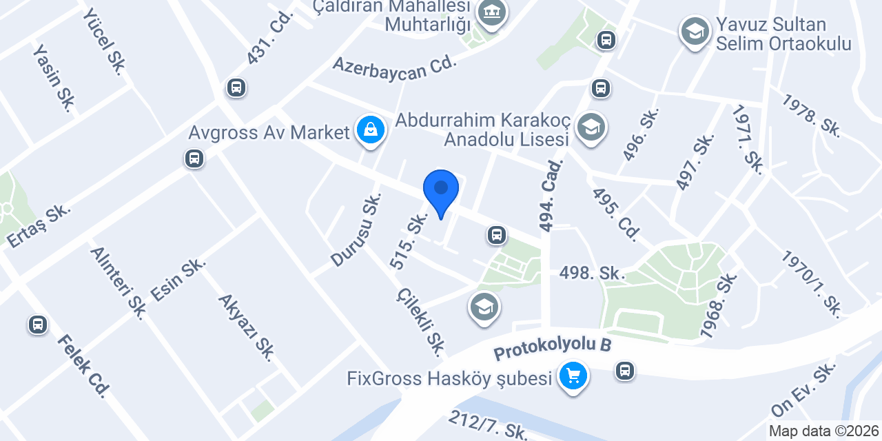 Saltanat Ev Tekstili ve Ceyiz konumu