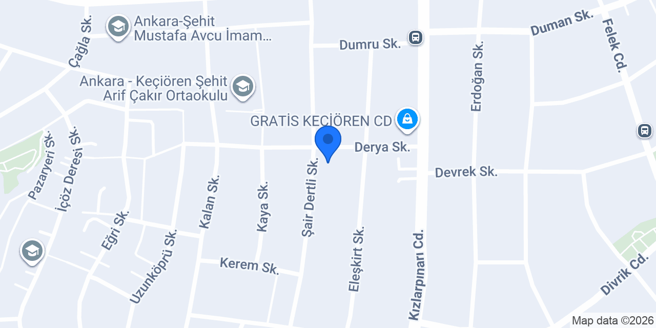 Köksal Erkek Kuaförü konumu