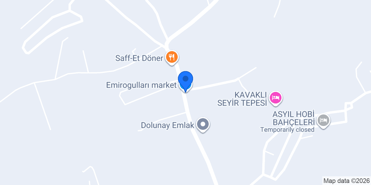 Emirogulları market konumu