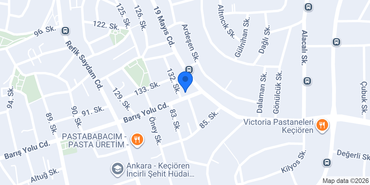 Ensii Döner konumu