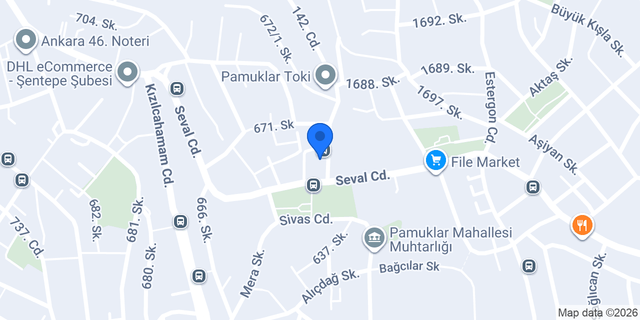 ASLANLAR MOBİLYA AVM konumu