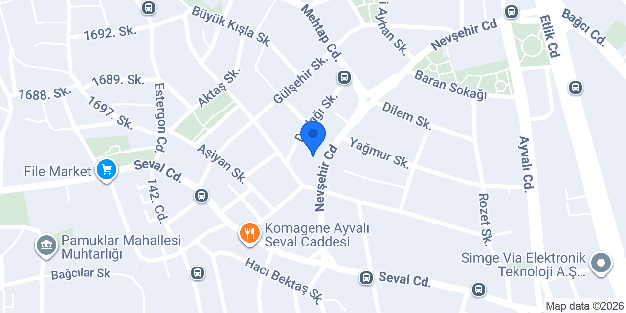 Hayalim Terzi konumu