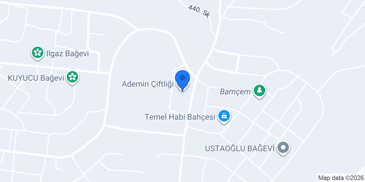 Ademin Çiftliği konumu