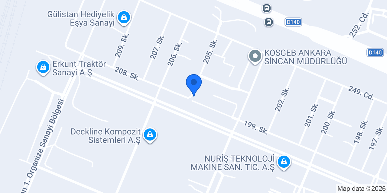 Real Çelik Döküm konumu
