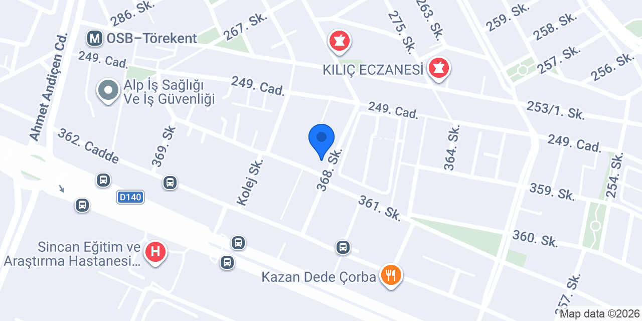 Aktaş Bisiklet konumu