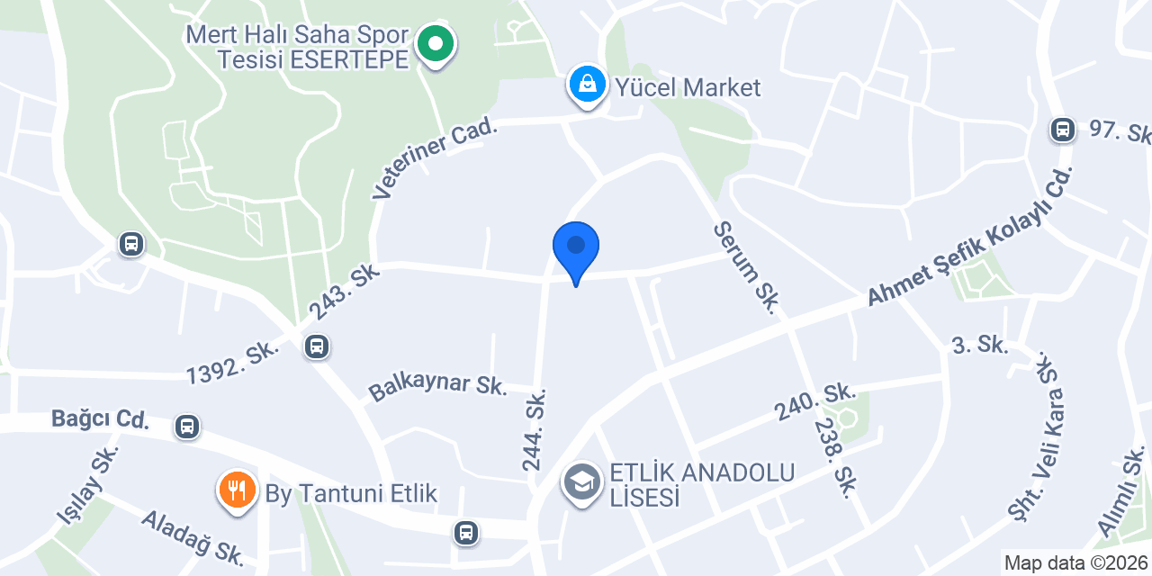 İnci Bayan Kuaförü konumu