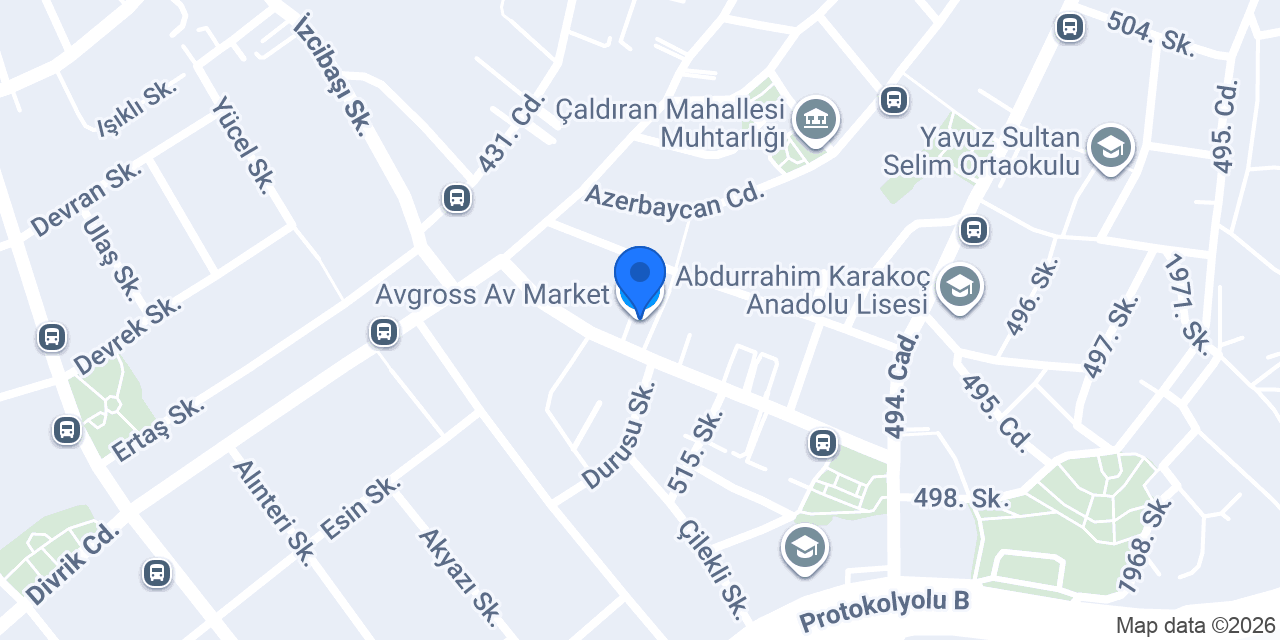 Avgross Av Market konumu