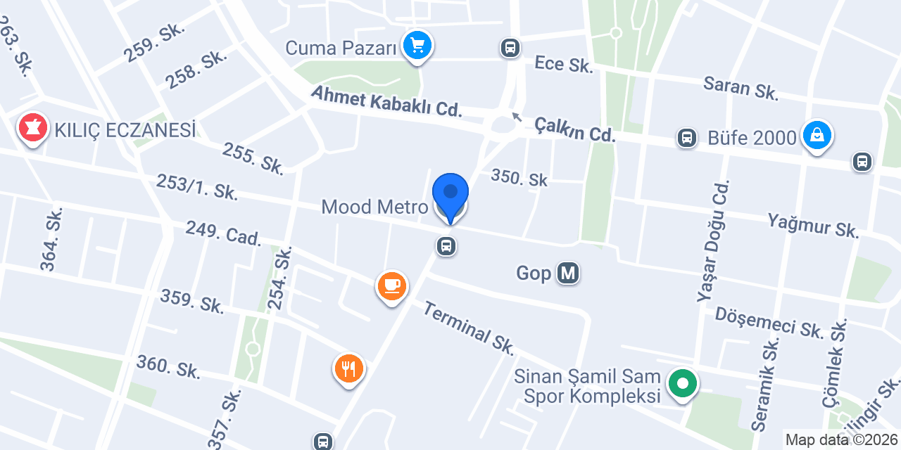 Mood Metro konumu