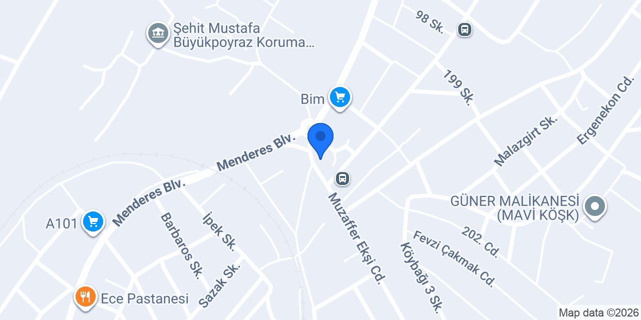 Maya Unlu Mamulleri konumu