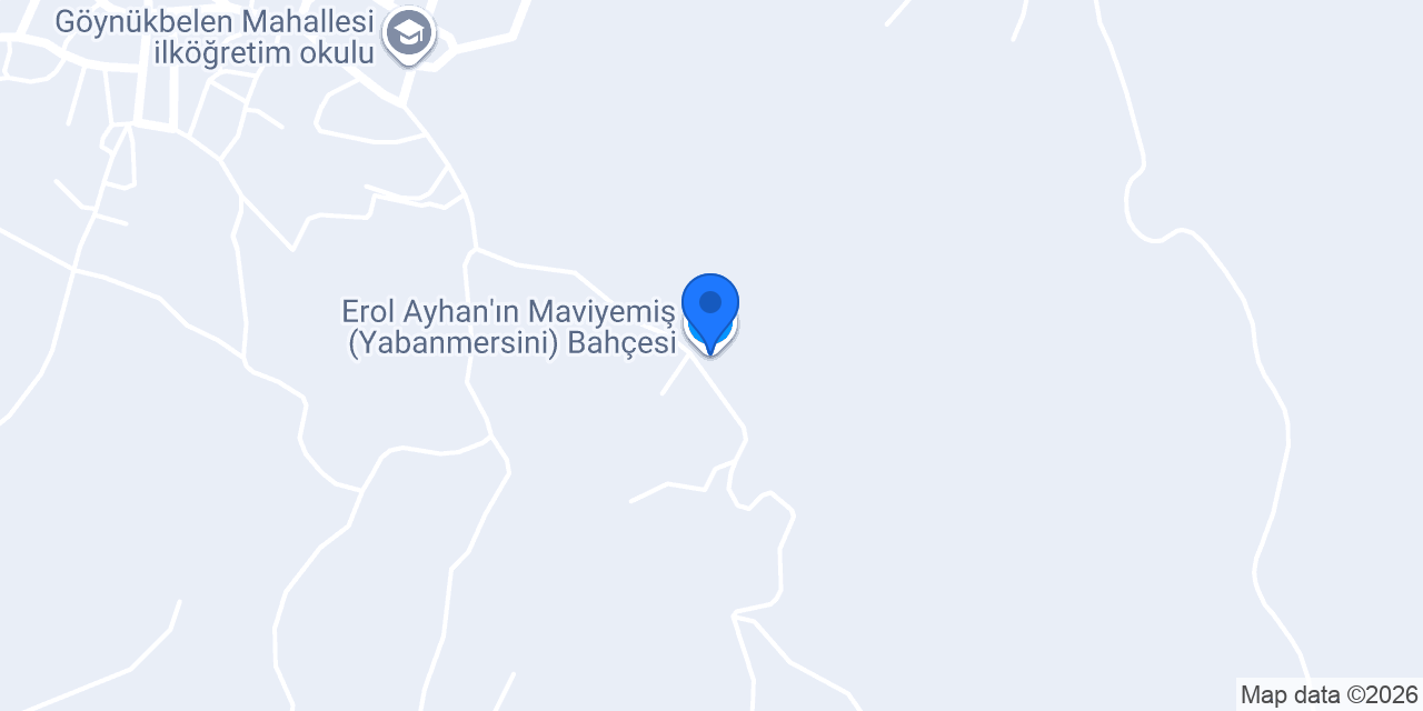 Erol Ayhan'ın Maviyemiş (Yabanmersini) Bahçesi konumu