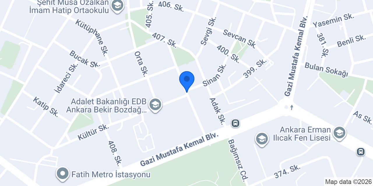Hilal Taksi-2 Durağı konumu