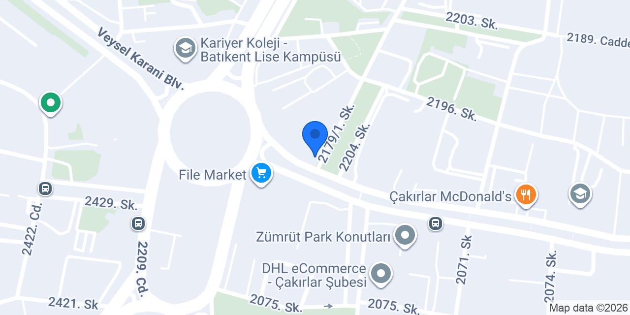 ÖZ MODA TASARIM TERZİ konumu