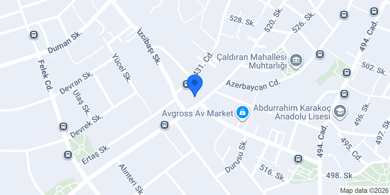 Stüdyo İnci konumu