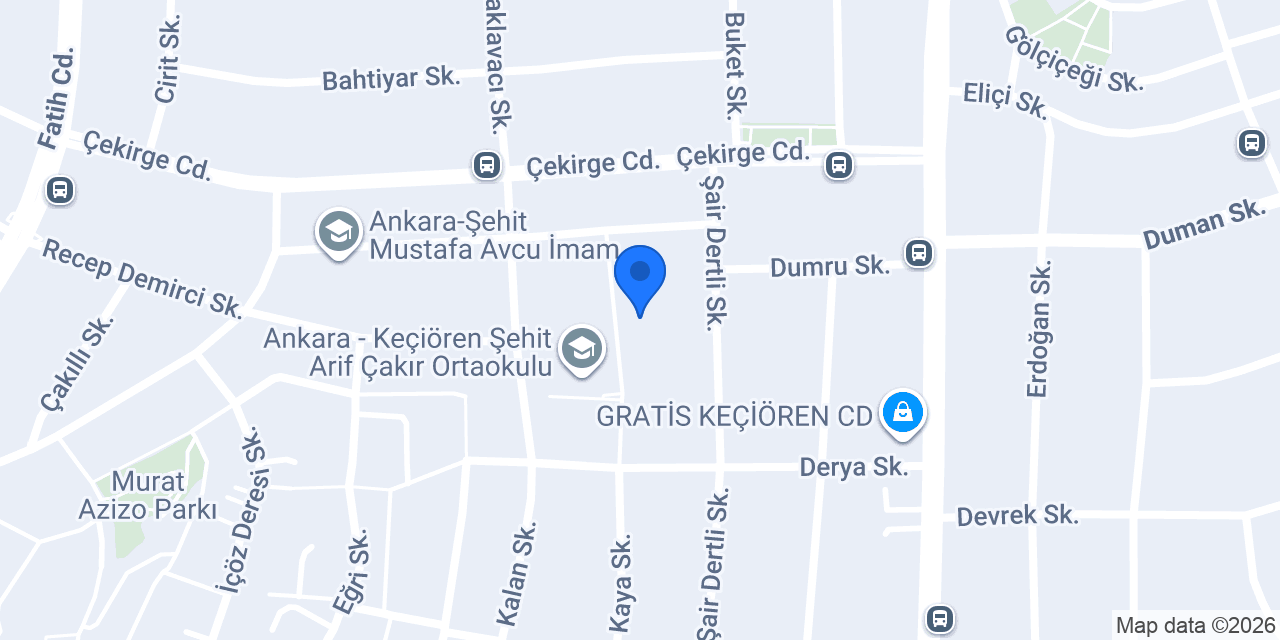 Özyurt Kardeşler Tesisat konumu