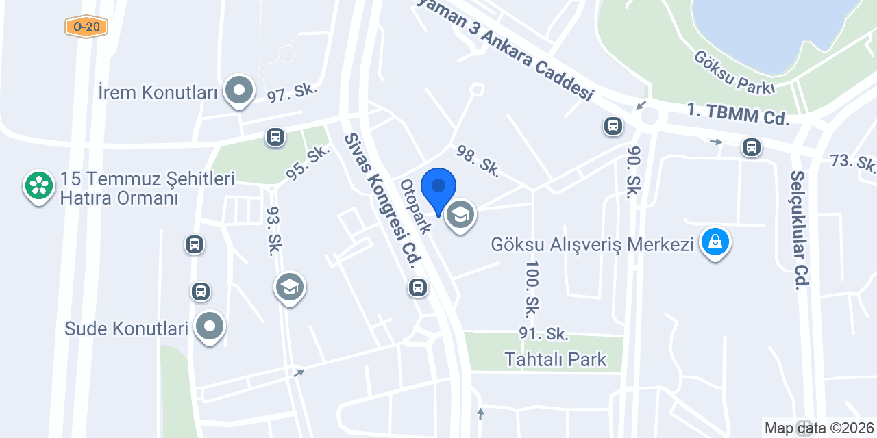 Toki Göksu Anaokulu konumu