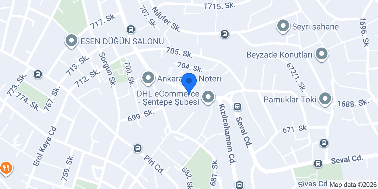 Özel Şentepe Ağız ve Diş Sağlığı Polikliniği konumu