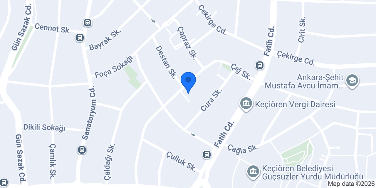 Keçiören Tesisat konumu