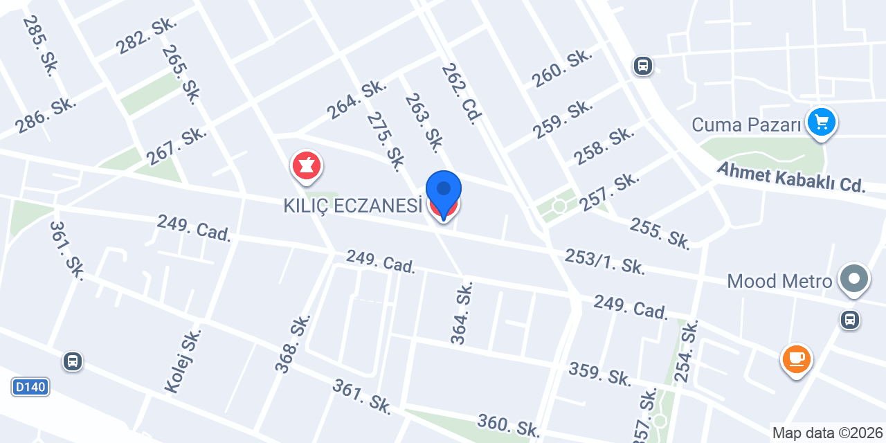 KILIÇ ECZANESİ konumu