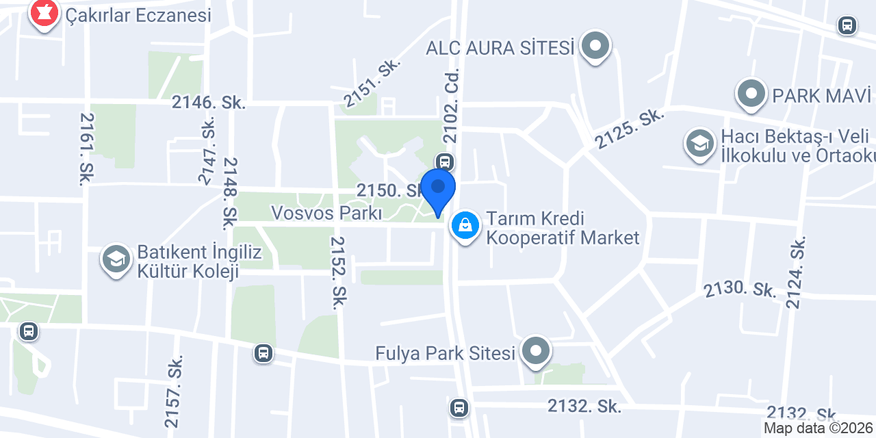 Vosvos Tekel Büfe konumu