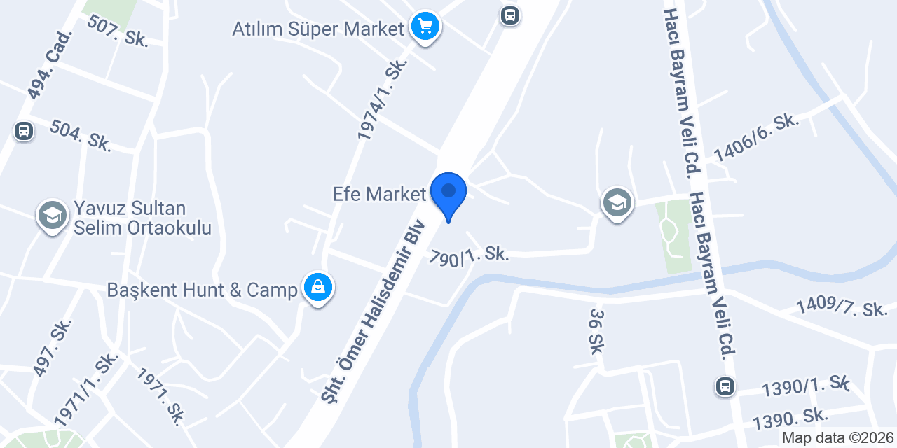 Çubuk Et Galerisi konumu