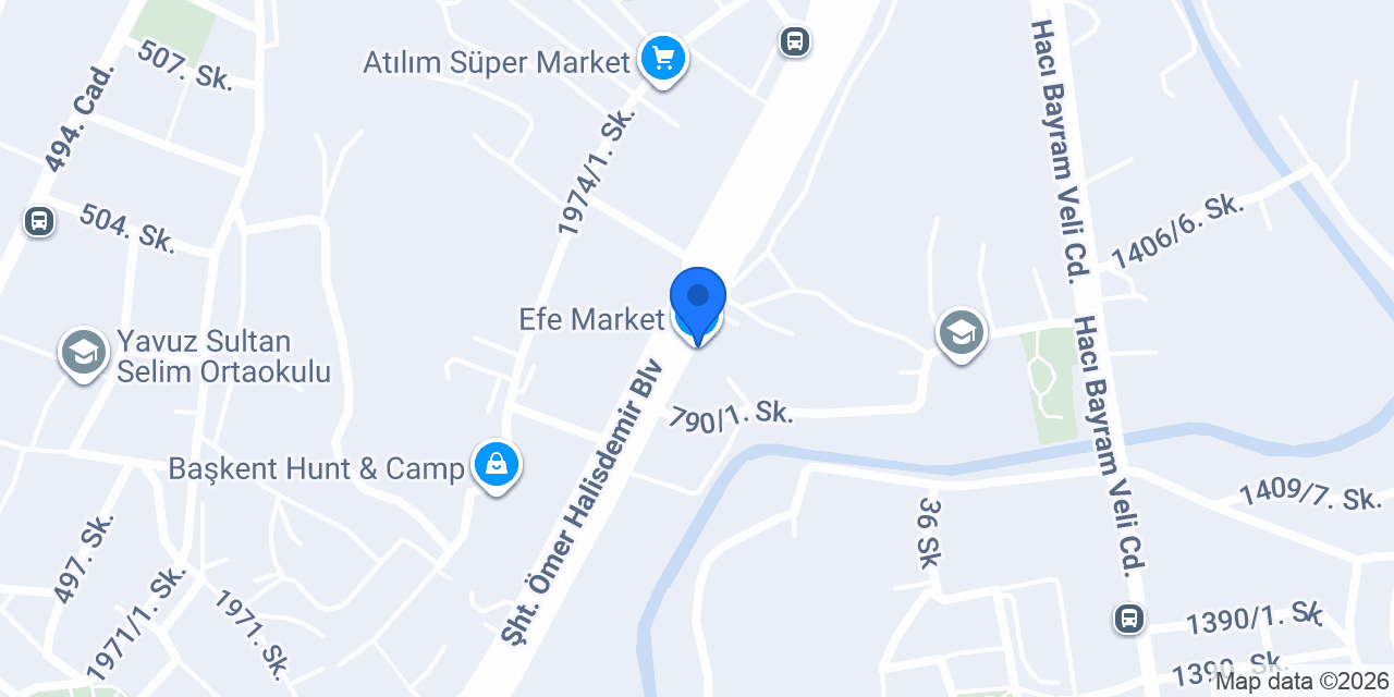 Efe Market konumu