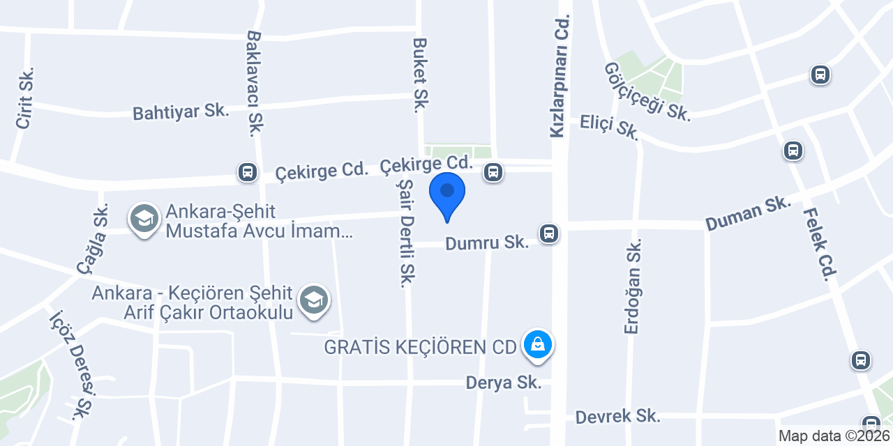 Özde Mobilya konumu
