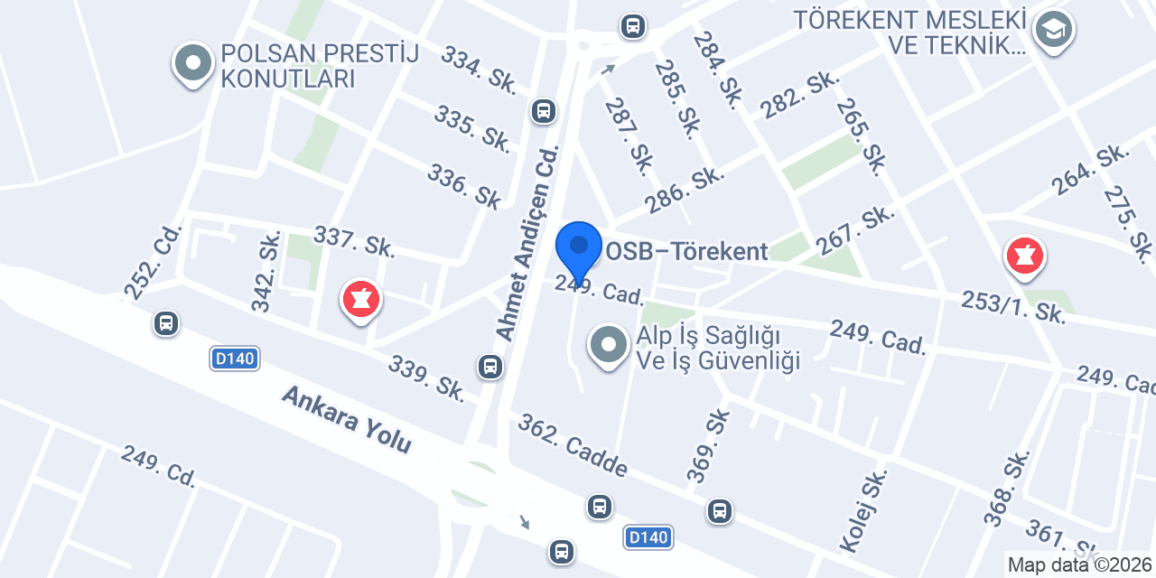Pizza Time Törekent konumu