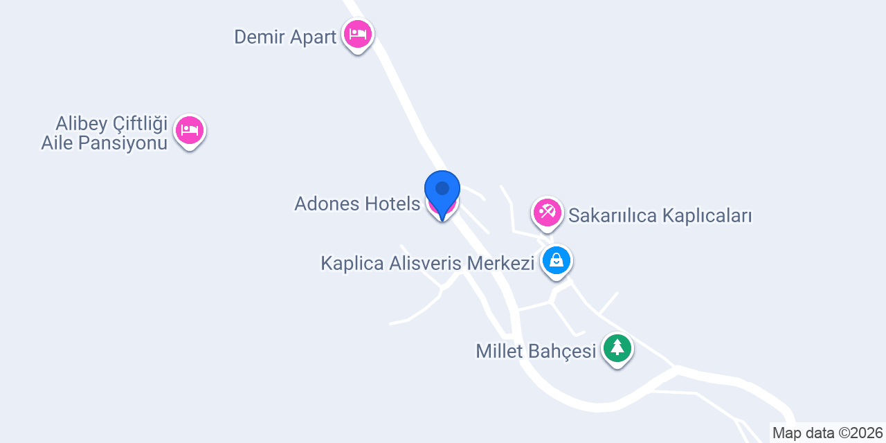 Adones Hotels konumu