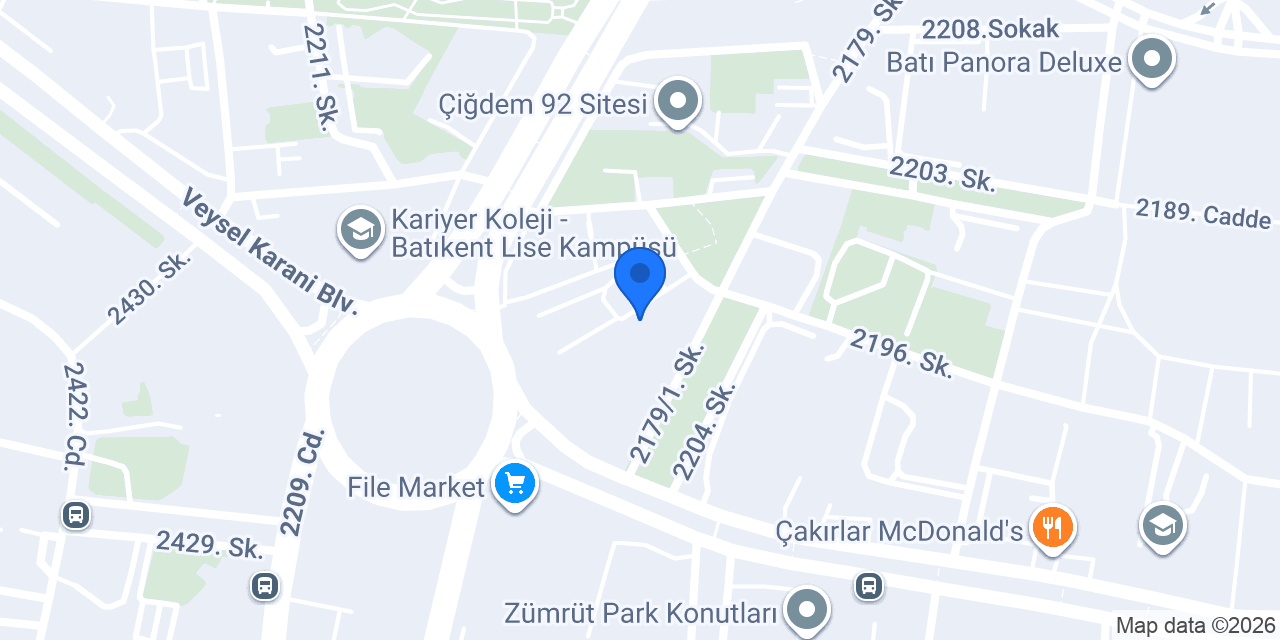 Terzi Tuğba konumu