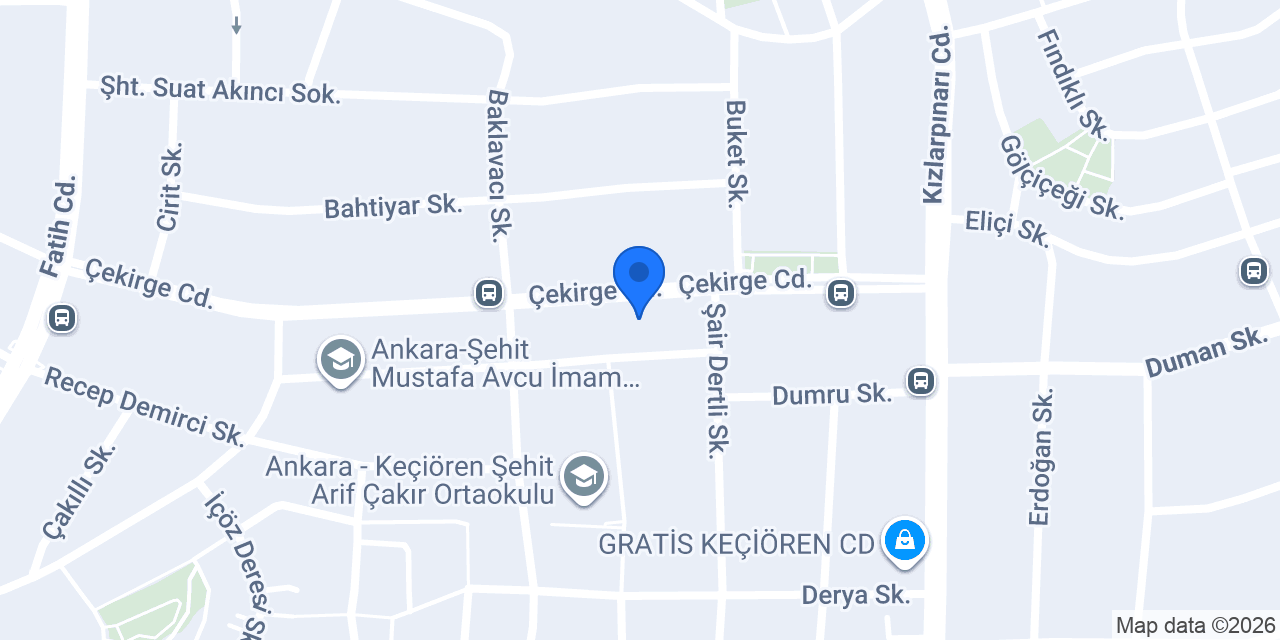 Keçioren Kayabaşı Yapımarket Tesisat Dekarasyon Hırdavat Nalbur konumu