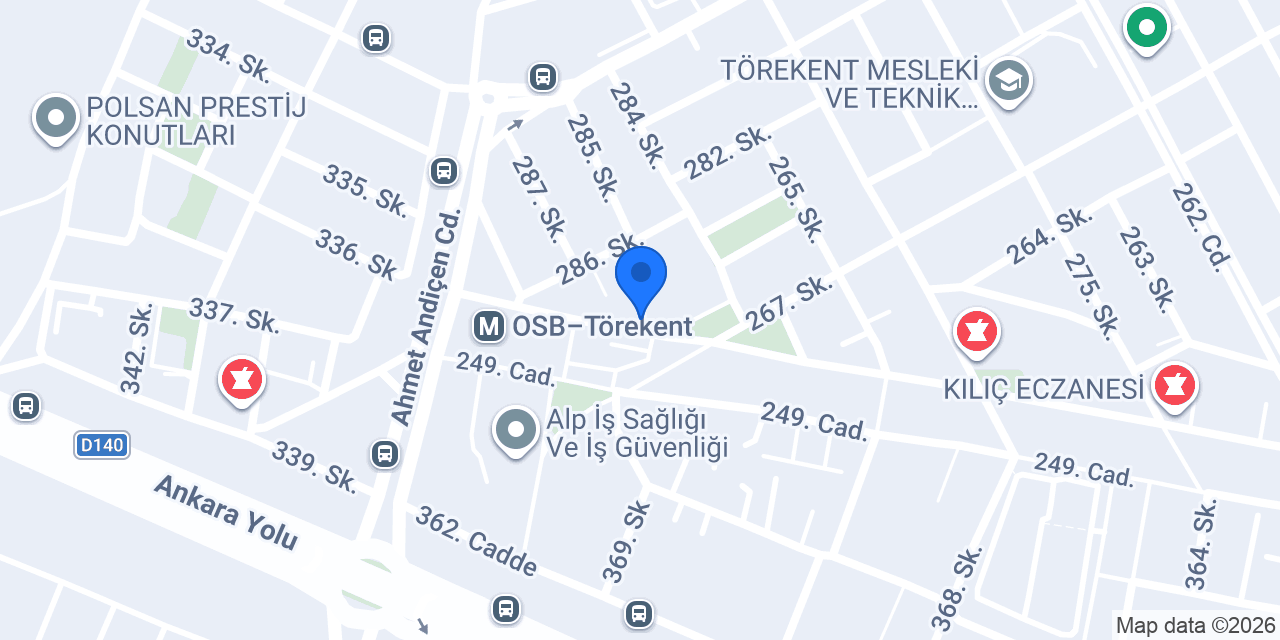 Gök Eczanesi konumu