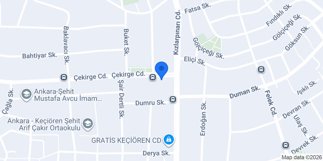 Ferah Unlu Mamulleri konumu